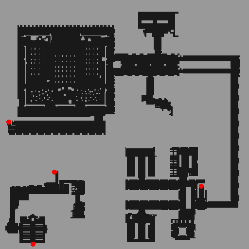 แผนที่ย่อย Cursed Abbey Dungeon B1