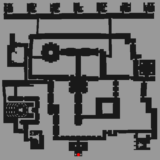 แผนที่ย่อย Cursed Abbey Dungeon B3
