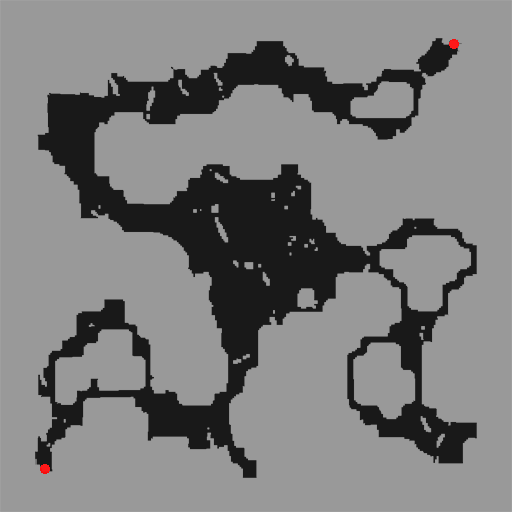แผนที่ย่อย Abyss Lake Underground Cave 1F